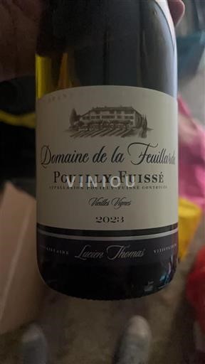 Bourgogne Pouilly-fuissé Domaine La Feuillarde Vieilles Vignes 2023
