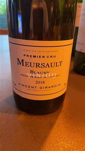 Bourgondië Meursault Premier Cru Vincent Girardin Blagny 2018