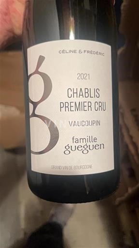 Bourgogne Chablis premier cru Premier Cru Famille Gueguen Vaucoupin 2021