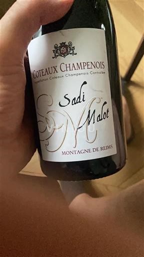Champagne Coteaux Champenois Sadi Malot Ikke årgangsbestemt