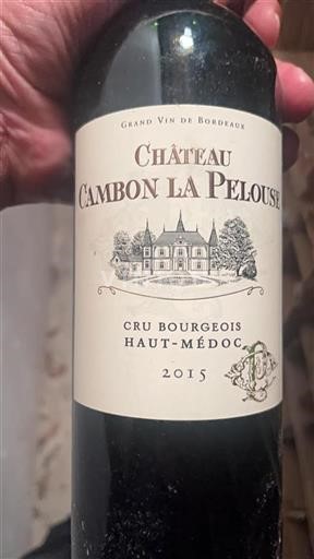 Bordeaux Haut-Médoc Cru Bourgeois Château Cambon La Pelouse 2015