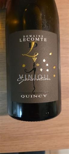 Loire Valley Quincy Domaine Lecomte Génération 2019