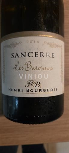 Loire Valley Sancerre Henri Bourgeois Les Baronnes 2014