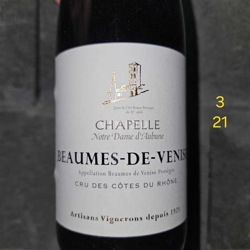 Valle del Rodano Beaumes de Venise Chapelle Notre Dame Aubune 2021