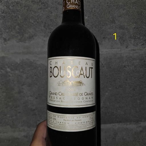 Bordeaux Pessac-Léognan Grand Cru Château Bouscaut 2004