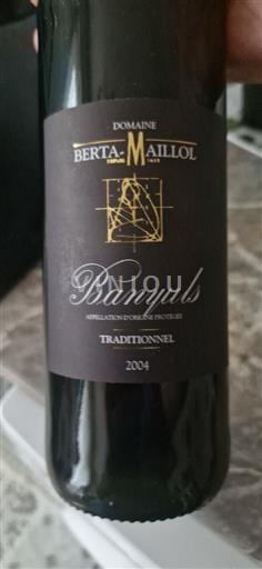 Roussillon Banyuls Berta - Maillol Traditionnel 2004