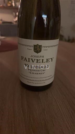 Bourgogne Meursault Premier Cru Joseph Faiveley Charmes Icke årgångsbetecknad