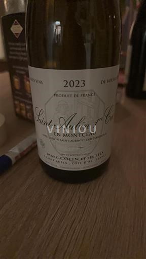 Bourgogne Saint-Aubin Premier Cru Marc Colin et ses Fils En Montceau 2023
