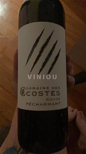 Sydvestfrankrig Pécharmant Domaine Des Costes 2020