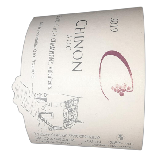 Valle del Loira Chinon E.A.R.L. G. et J-Y. Champigny 2019