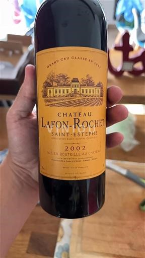 Bordeaux Saint-Estèphe Grand Cru Château Lafon-Rochet 2002