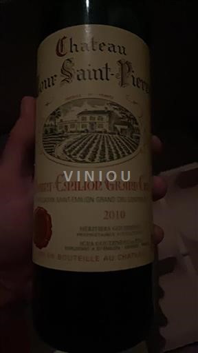 Burdeos Saint-Émilion Grand Cru Château Tour Saint Pierre 2010