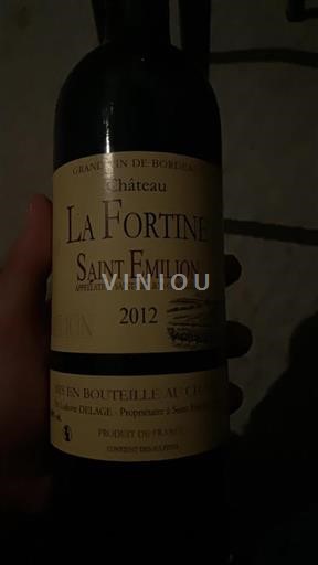 Bordeaux Saint-Émilion Château La Fortine 2012