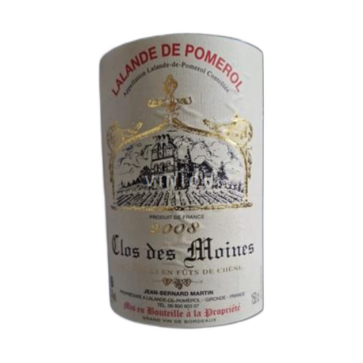 Bordeaux Lalande-de-pomerol Clos des Moines 2008