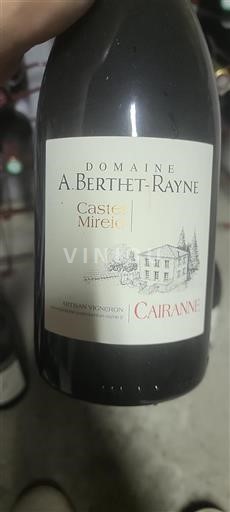 Údolí Rhôny Cairanne Domaine A. Berthet-Rayne Castel Mireio 2021