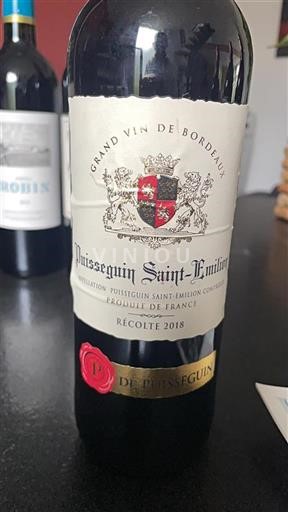 Bordeaux Puisseguin-saint-émilion Château Puisseguin 2018