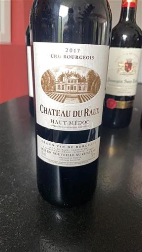 Bordeaux Haut-Médoc Cru Bourgeois Château Raux 2017