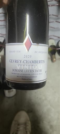 Bourgondië Gevrey-Chambertin Domaine Lucien Jacob 2020