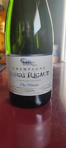 Champagne Henri Rigaut Pur Meunier Ikke årgangsbestemt