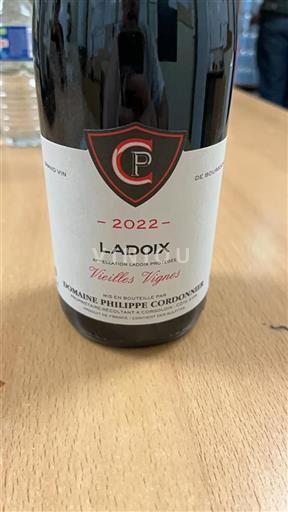 Bourgondië Ladoix Domaine Philippe Cordonnier Vieilles Vignes 2022