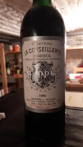 Bordeaux Pomerol Château La Conseillante 1986