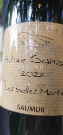 Údolí Loiry Saumur Antoine Sanzay Les Salles Martin 2022