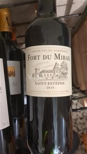 Bordeaux Saint-Estèphe Fort du Mirail 2019