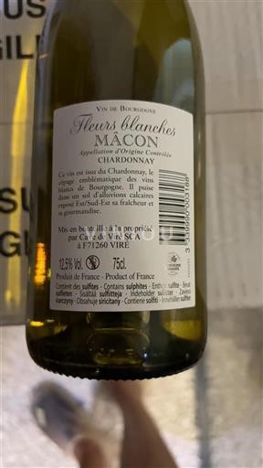 Borgogna Mâcon e Mâcon-Villages Cave de Viré Fleurs Blanches 2023