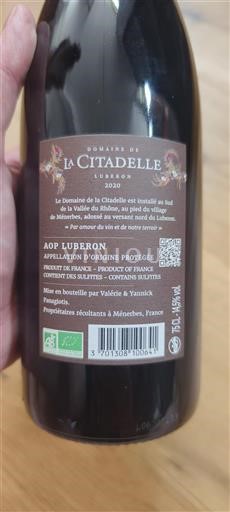 Valle del Rodano Luberon Domaine La Citadelle 2020