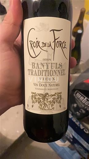 Roussillon Banyuls Croix de la Force Banyuls Traditionnel Vieux 2018