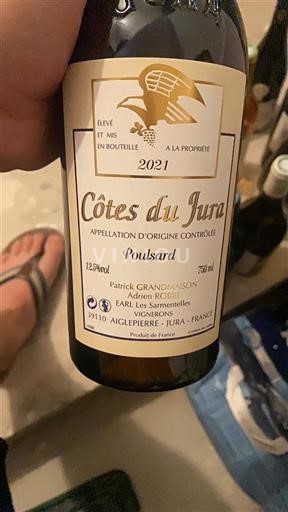 Jura Côtes du Jura EARL Les Sarmentelles Poulsard 2021