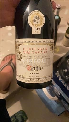 Vallée du Rhône Héritage Cavare Tertio 2018