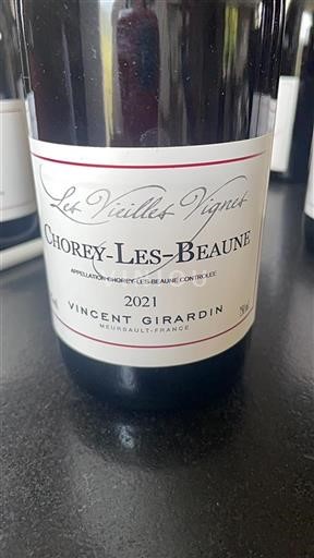 Bourgogne Chorey-lès-beaune Vincent Girardin Les Vieilles Vignes 2021
