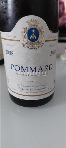 Burgundy Pommard Domaine Loïc Durand 2008