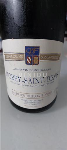 Vin Rouge sec Domaine Coquard Loison-Fleurot Non millésimé France Bourgogne Morey-saint-denis Grand Cru