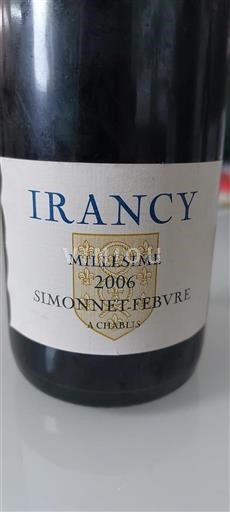 Burgundy Irancy Simonnet-Febvre 2006