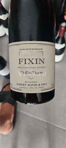 Borgogna Fixin Albert David & Fils Vieilles Vignes 2017