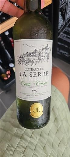 Sydvestfrankrig Comté tolosan Coteaux de la Serre 2017