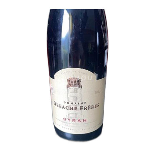 Alpen und Rhônetal Rhodanische Hügellandschaft Domaine Degache Frères Syrah 2023