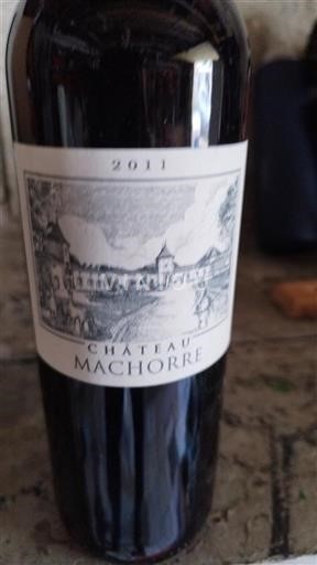 Bordeaux Non specificato Château Machorre 2011