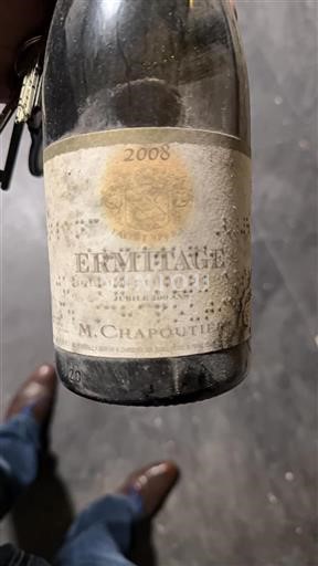 Rhônen laakso Hermitage M. Chapoutier 2008