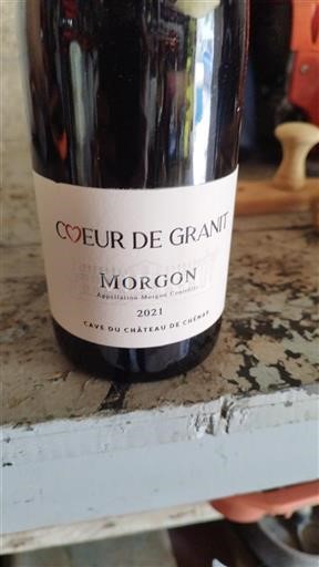 Beaujolais Morgon Château Cave du de Chénas Cœur de Granit 2021