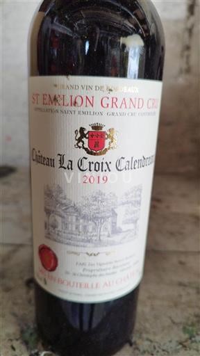 Bordeaux Saint-Émilion Grand Cru Château La Croix Calendreau 2019
