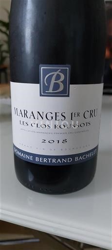Burgundy Unspecified Premier Cru Domaine Bertrand Bachelet Les Clos Roussots 2018