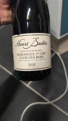 Bourgogne Ikke specificeret Premier Cru Henri Bastin Clos des Rois 2018