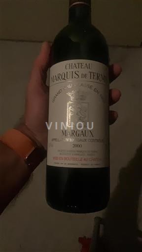 Bordeaux Margaux Grand Cru Château Marquis de Terme 2000
