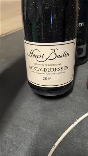 Bourgogne Auxey-duresses Henri Bastin 2016