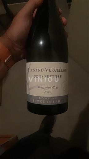 Bourgogne Pernand-vergelesses Premier Cru Domaine Etienne Delarche Sous Frétille 2022