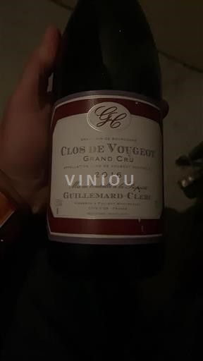 Burgundy Clos de Vougeot Grand Cru Guillemard-Clerc 2016