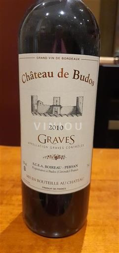 Bordeaux Graves Château Budos 2010